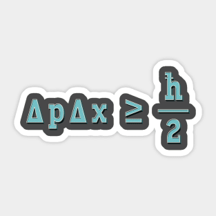 Heisenberg Uncertainty Principle Sticker